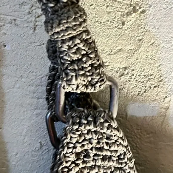 The SAK handbag with stripes— khaki and colored stripes. Carried 1 time!! - Picture 6 of 12